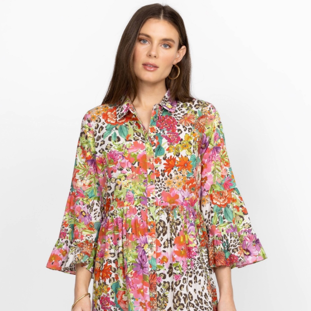 NWT! Johnny Was Wild Garden Easy Fit dresd